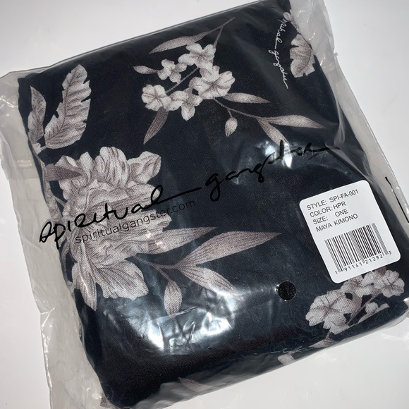 Spiritual Gangster Maya Floral Kimono - Picture 3 of 7